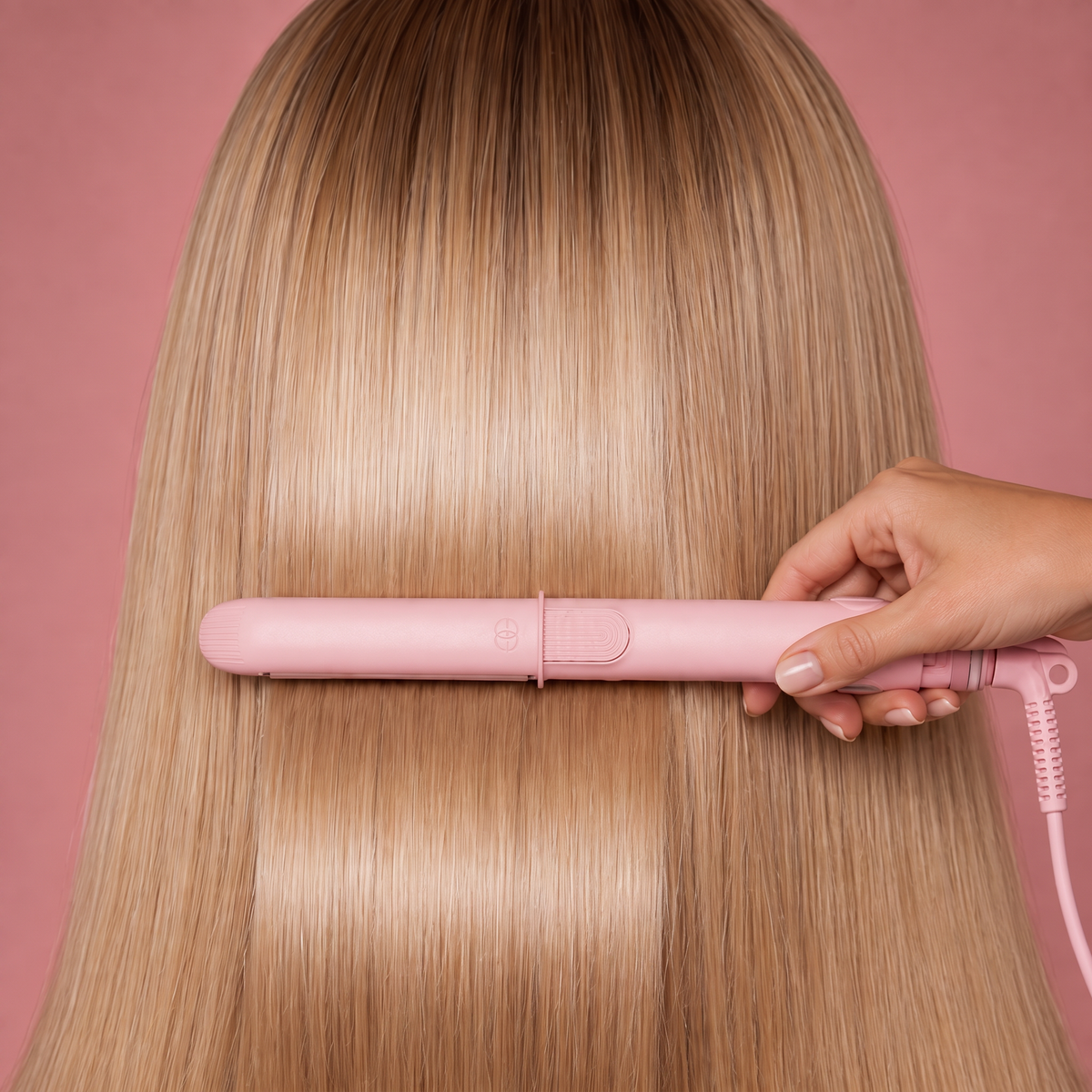 Velvet Shine Straightener Powder Pink